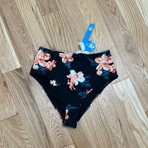 Cupshe swim bottoms - high waisted- size med